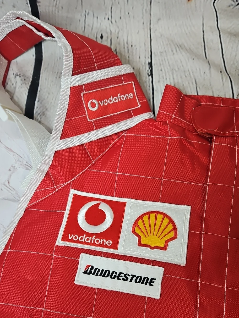 Ferrari Official Gear F1 Driver Uniform Backpack Red Patches